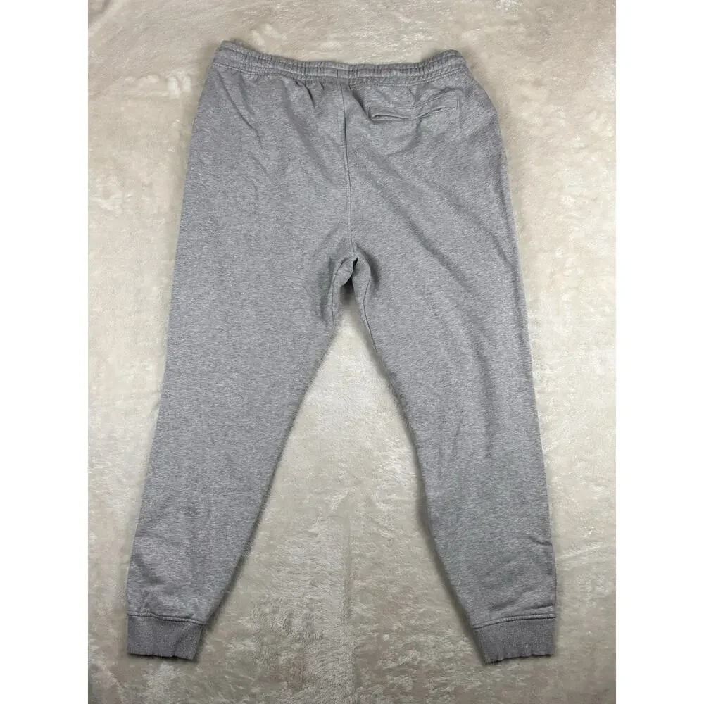 Gymshark Sweatpants Mens Size XL Slim Fit Light Grey A2A4H Crest Joggers Trainin